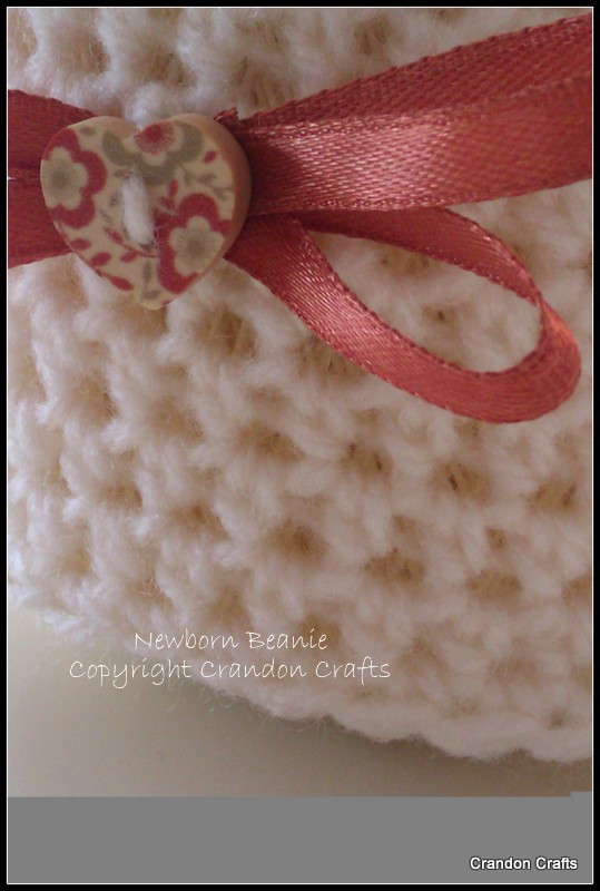 Newborn Crochet Beanie.